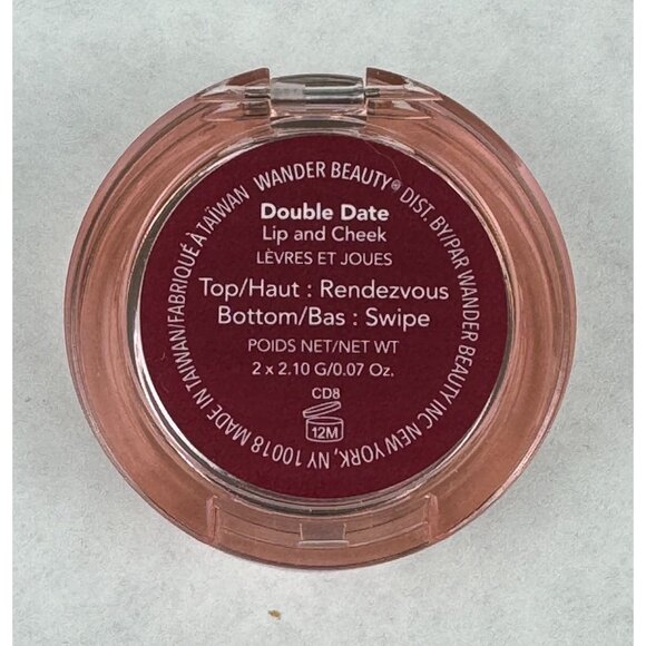 Wander Beauty Double Date Lip And Cheek Balm Rendezvous Swipe 2 x 0.07 Oz NEW - Picture 3 of 10